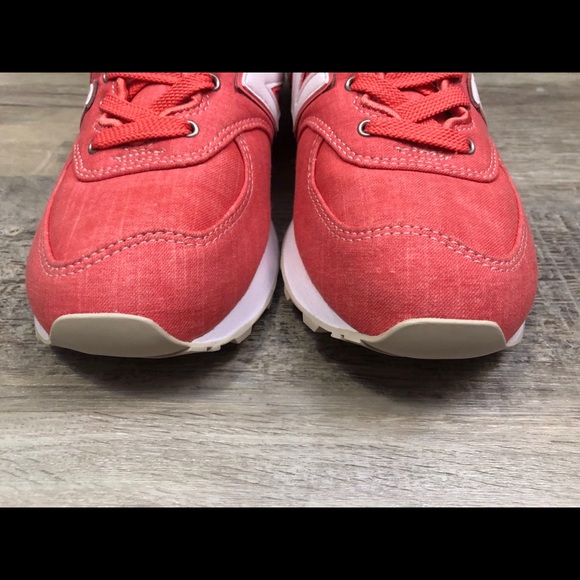 New Balance 574 Chambray Beach Coral NEW Sneakers - Picture 7 of 8